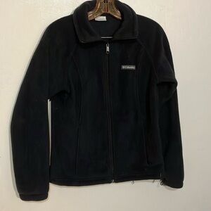 Columbia polyester fleece zippered jacket M